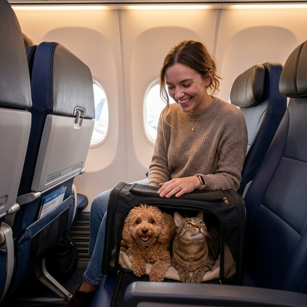 Pet Travel Assistance and Flight Cabin Booking