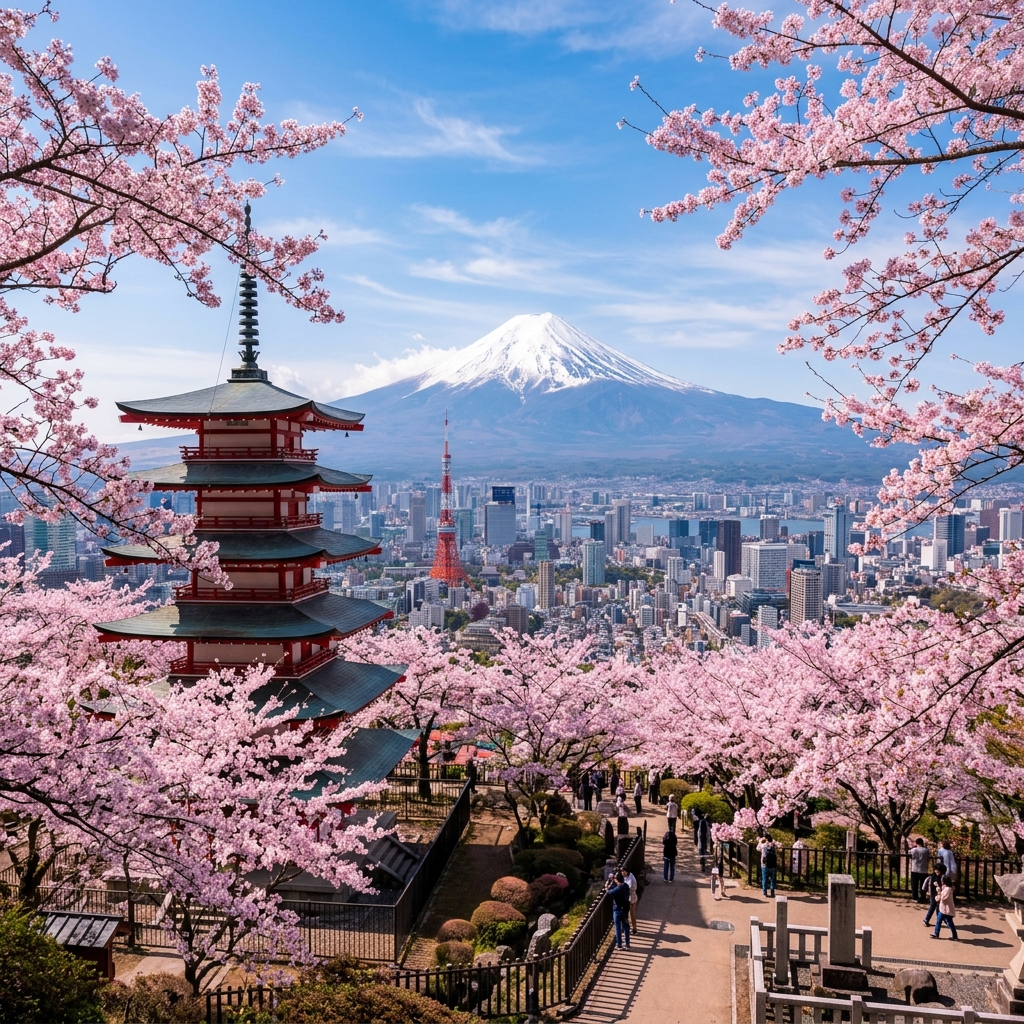 Tokyo Japan Mount Fuji